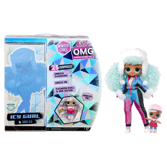 L.O.L. Surprise O.M.G. Winter Chill Icy Gurl + BRRR B.B.