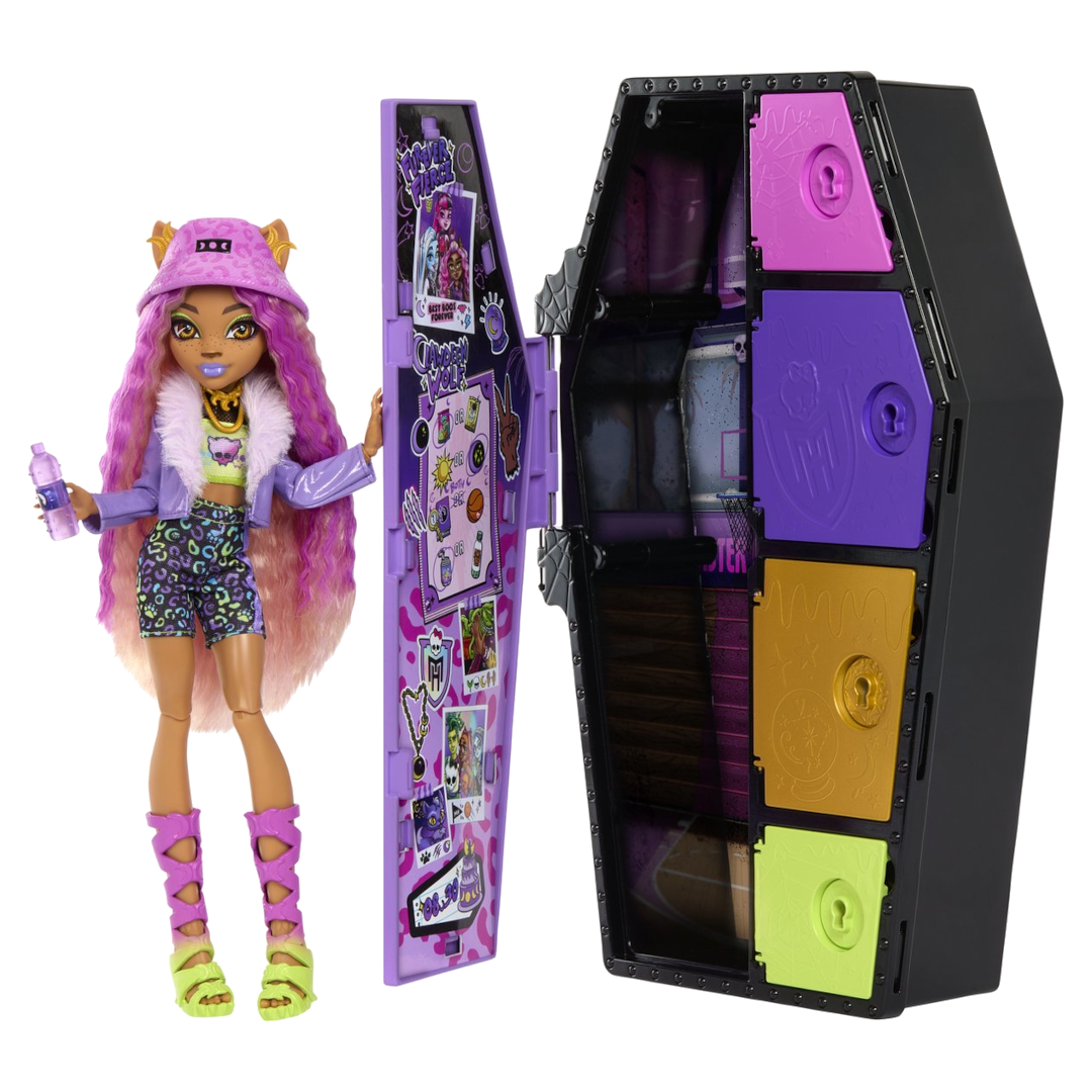 Monster high clawdeen wolf met garderobe