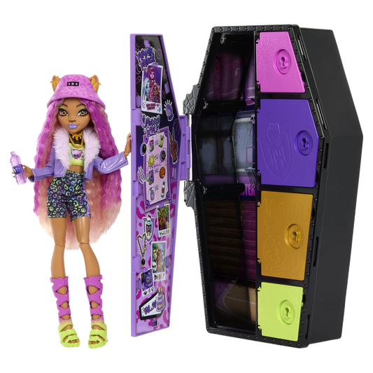 Monster high clawdeen wolf met garderobe