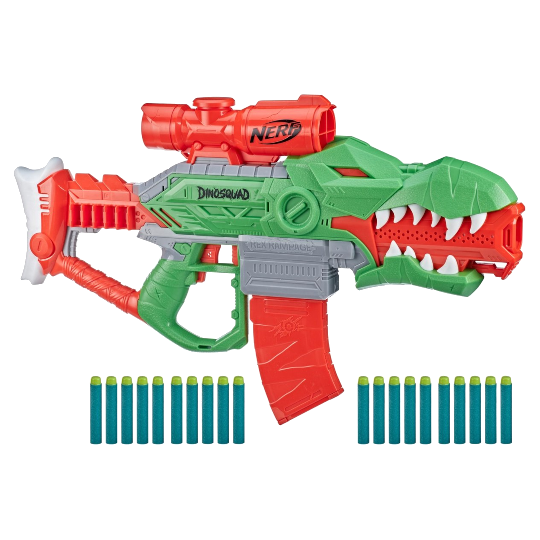 Nerf Dinosquad Rex-Rampage Blaster + 20 Darts