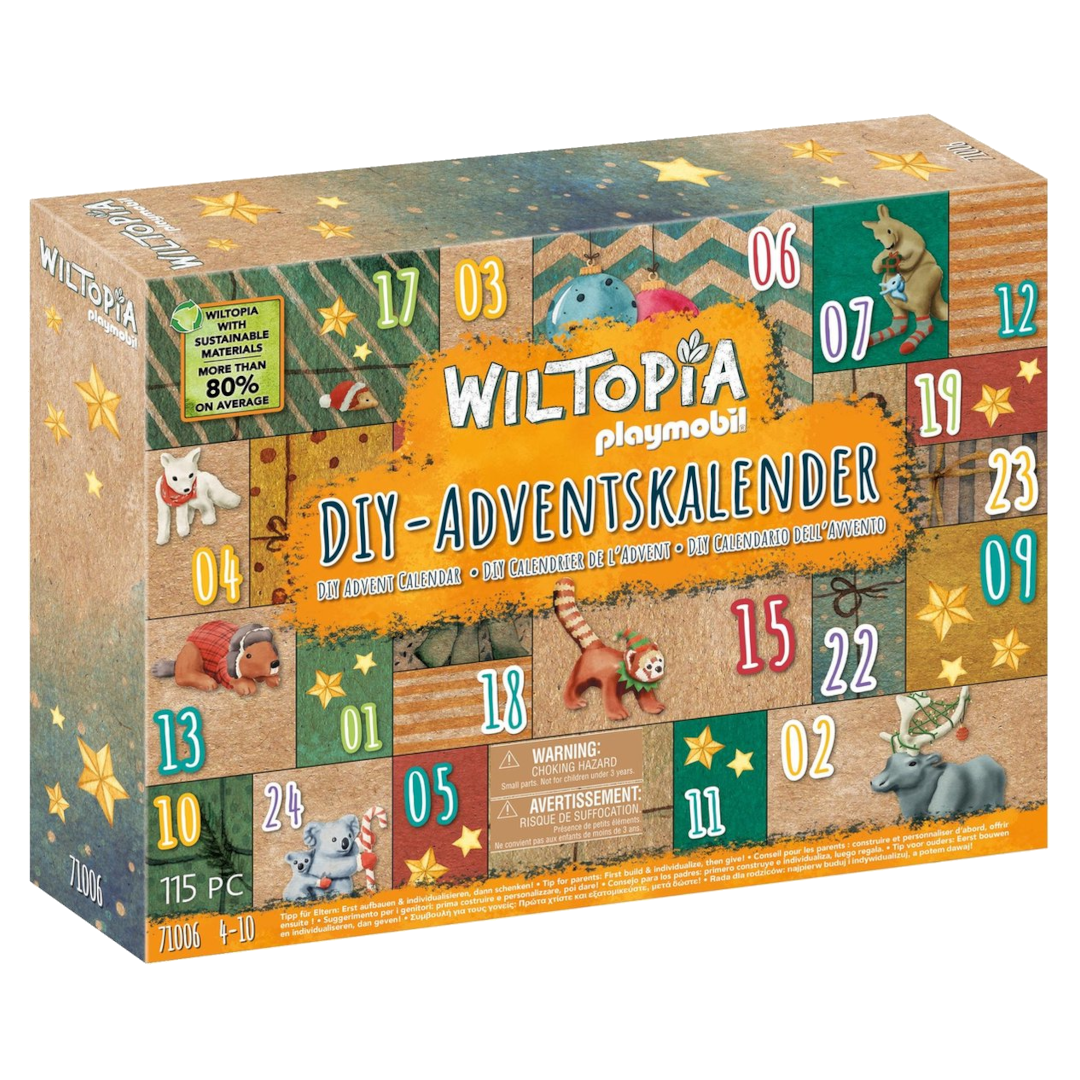 Wiltopia Doe-het-zelf Adventskalender Dierenwereldreis 71006