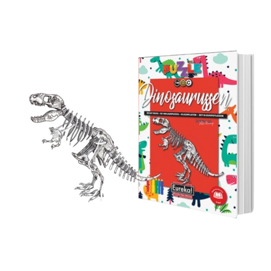 3D Kleurboek Dinosaurussen