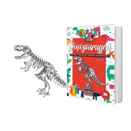 3D Kleurboek Dinosaurussen