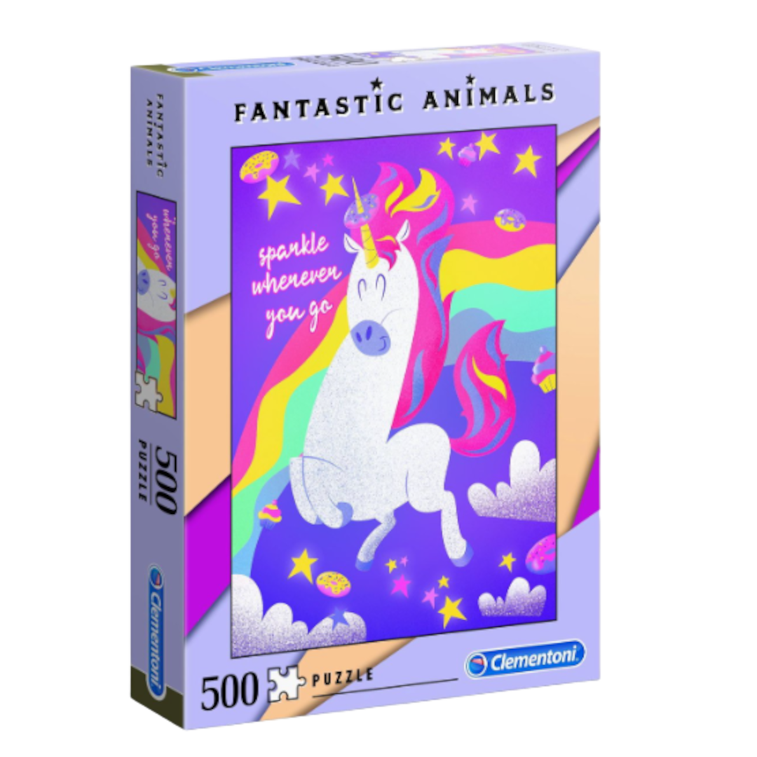 Fantastic animals puzzel unicorn