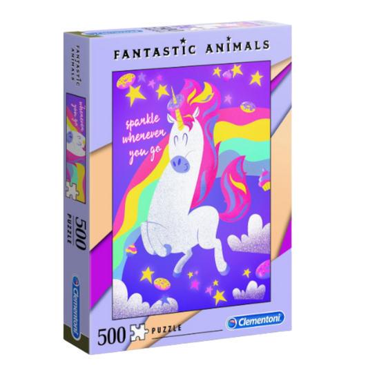 Fantastic animals puzzel unicorn